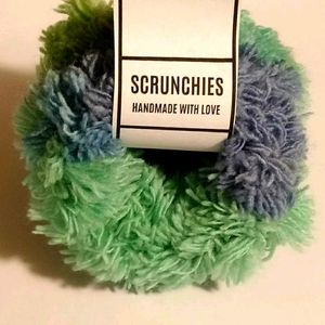 Thick soft fluffy scrunchies!